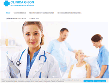 Tablet Screenshot of clinica-gijon.com